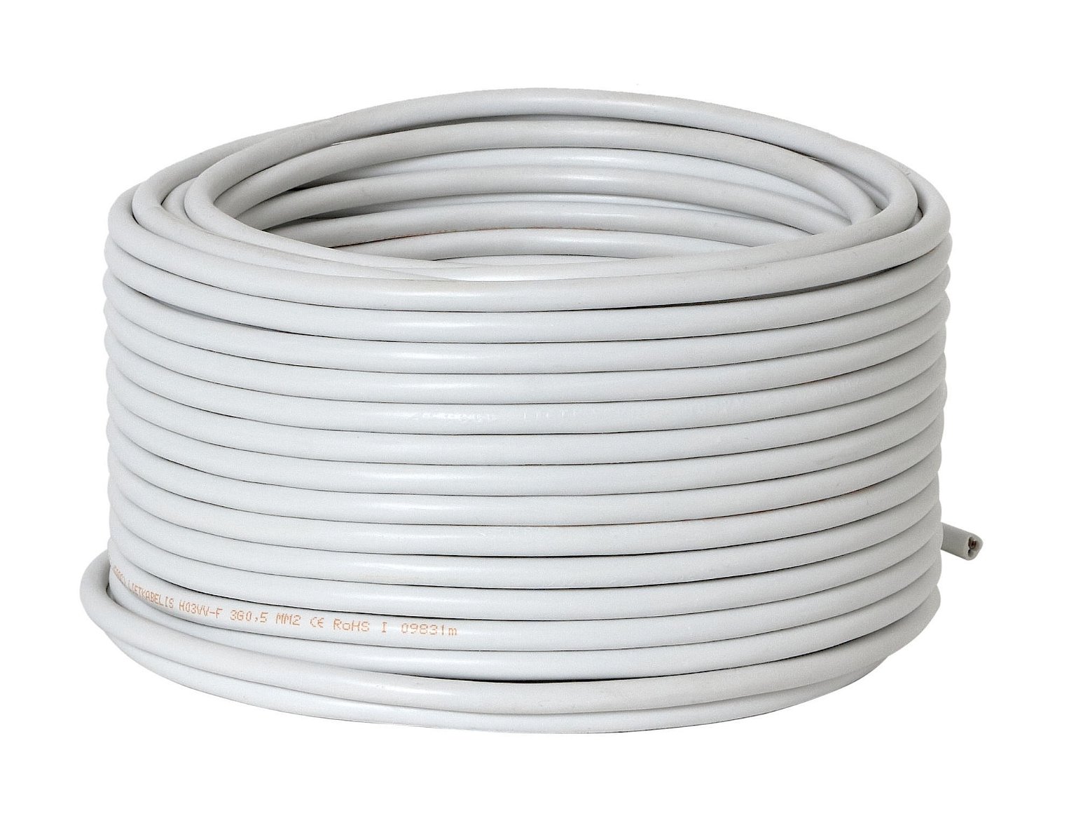 Instaliacinis kabelis, Lietkabelis OMY (H03VV-F), 3 x 0,5 mm², 25 m - 2