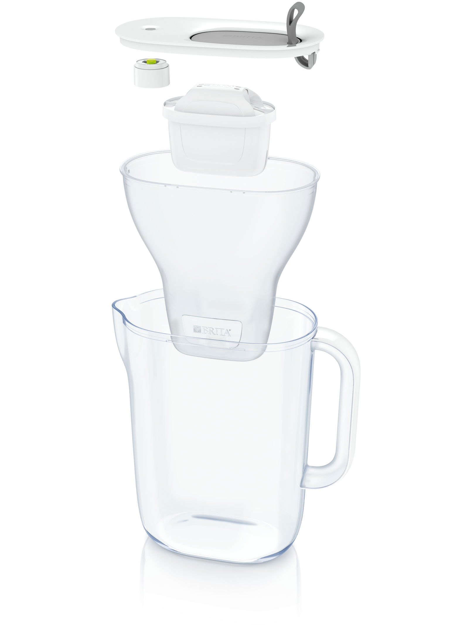 Vandens filtravimo indas BRITA STYLE Mxpro, 2,4 l, pilkos sp.-1