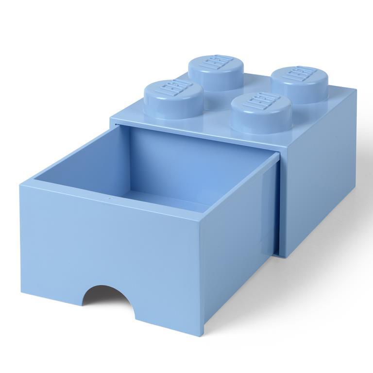 Daiktadėžė LEGO BRICK, melsvos sp., 25 x 25 x 18 cm, 470 ml-1