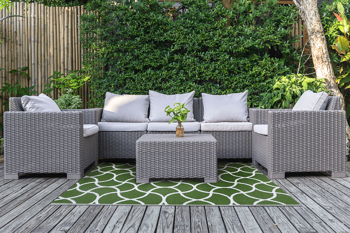 Lauko terasos kilimas Earl Green, 120x180 cm - 2