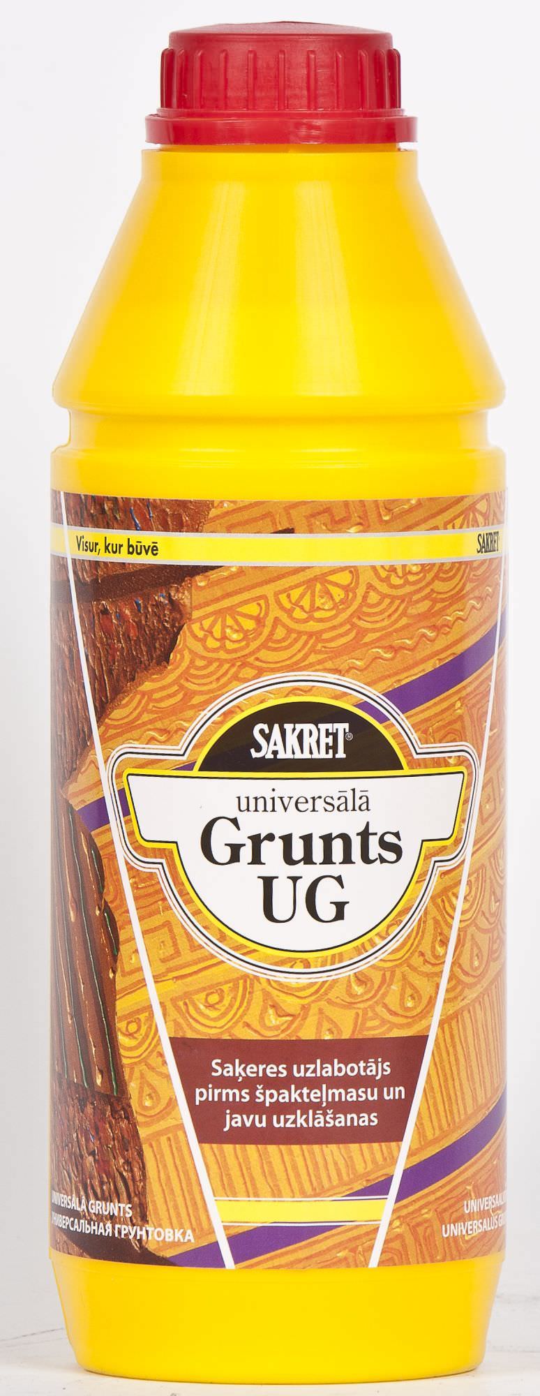 Universalus gruntas-koncentratas SAKRET UG, geltonos sp., 1 l-0
