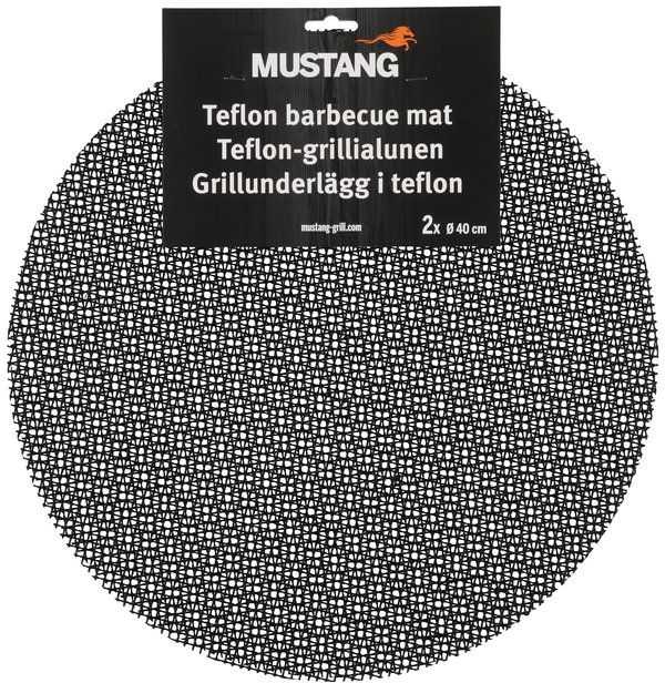 Nelimpantis griliaus kilimėlis MUSTANG, 40 cm, 2 vnt-0