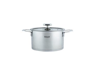 Nerūdijančio plieno puodas su dangčiu UNIWELL, 22 cm-0