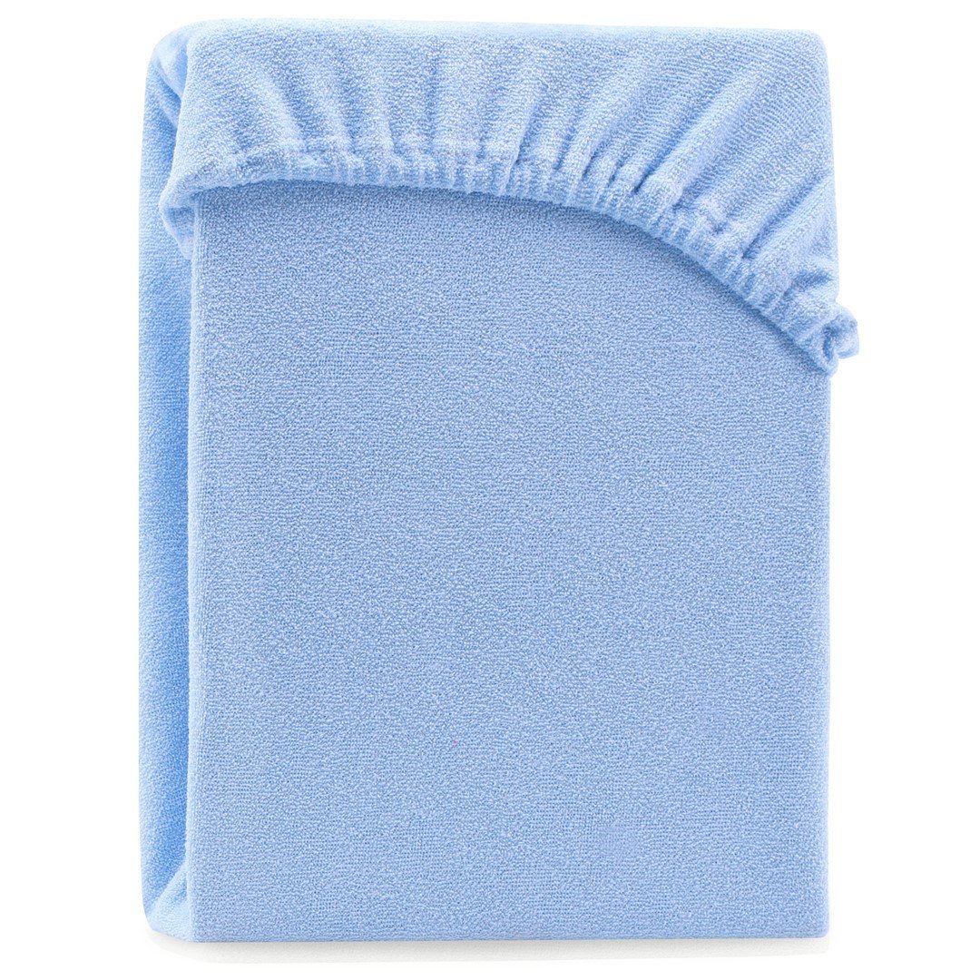 Frotinė paklodė su guma Ameliahome RUBY Blue, 120x200 cm - 2