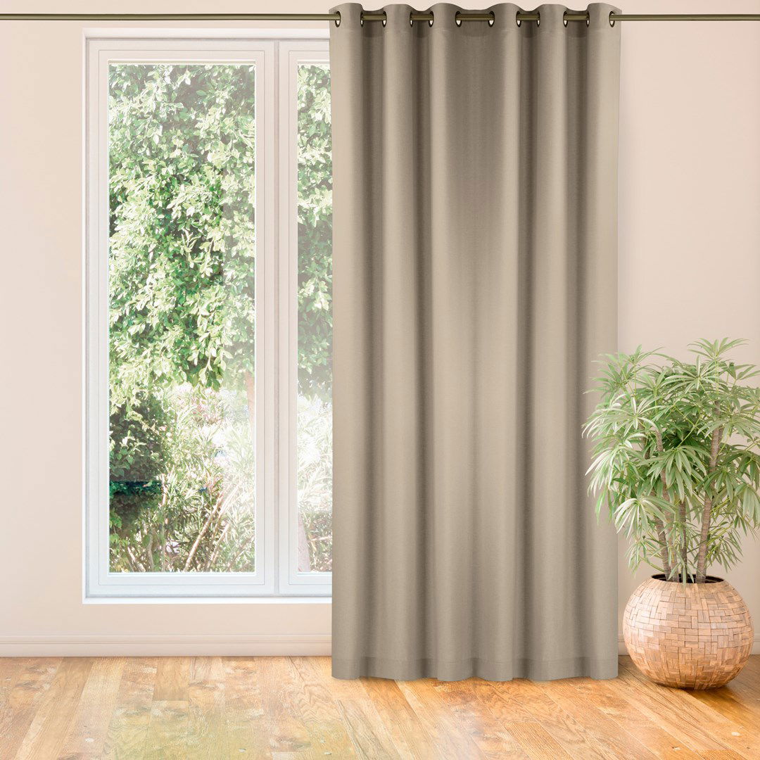 Naktinė užuolaida CARMENA  BEIGE EYELETS, 220x225 cm - 2