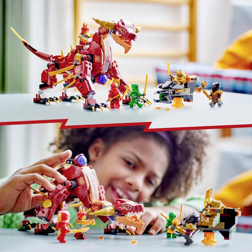 Konstruktorius LEGO Ninjago Heatwave Transforming Lava Dragon - 3