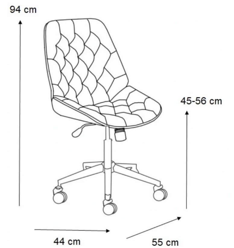 Biuro kėdė ARIZONA, pilka - 2