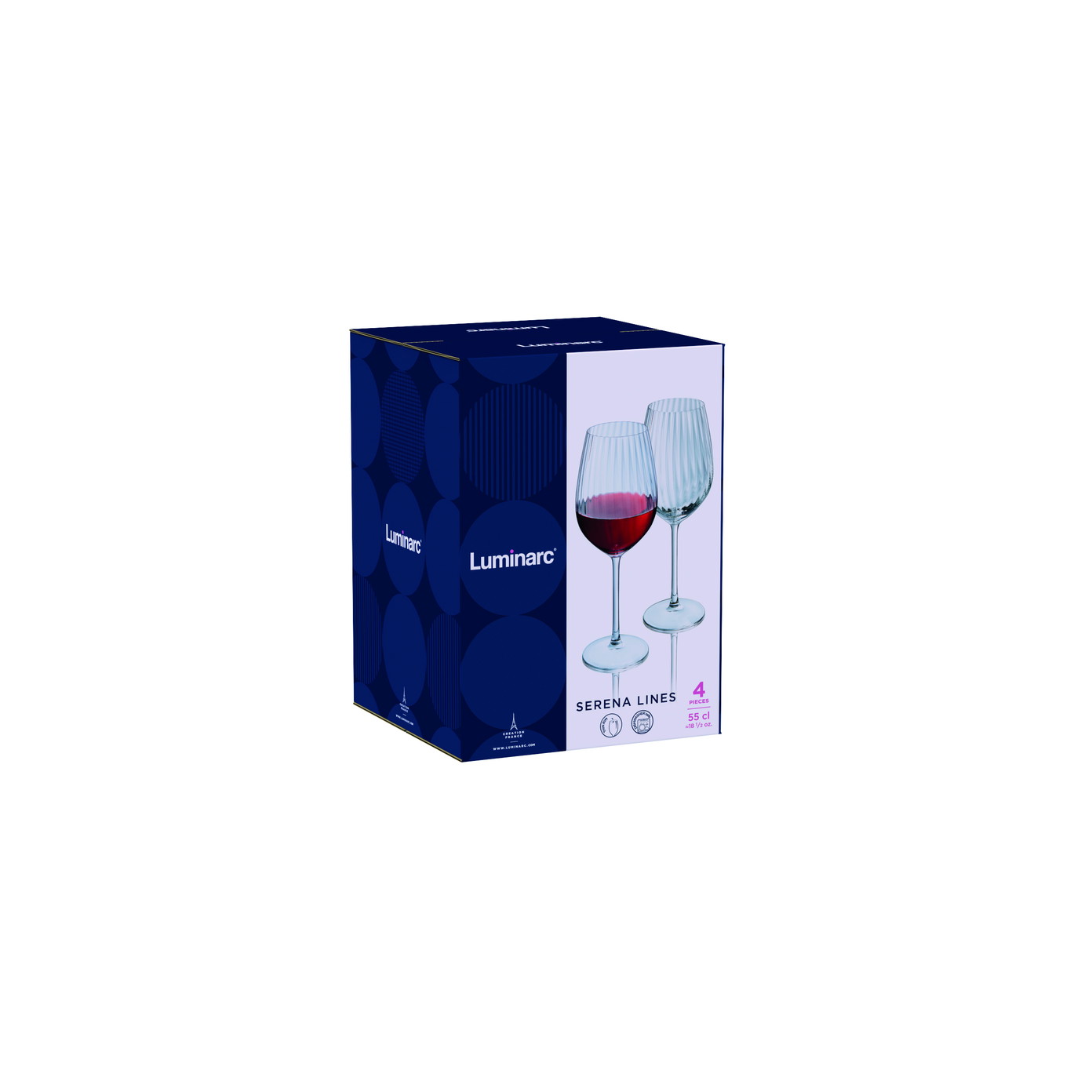 Taurės kokteiliui LUMINARC SERENA, 550 ml, 4 vnt.-1