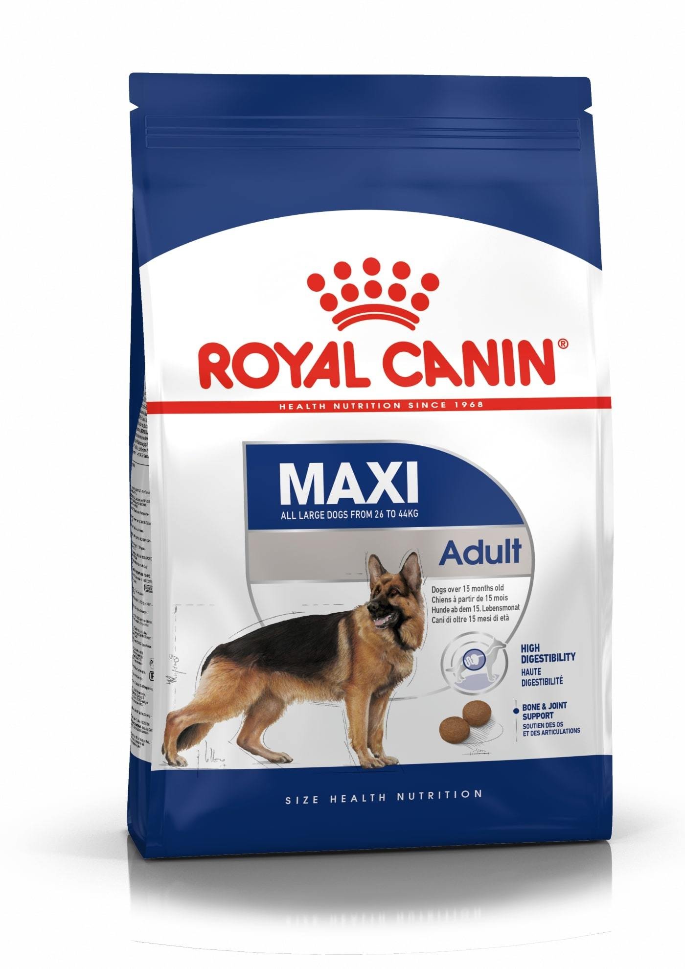 Sausas šunų ėdalas ROYAL CANIN MAXI ADULT, 15 kg