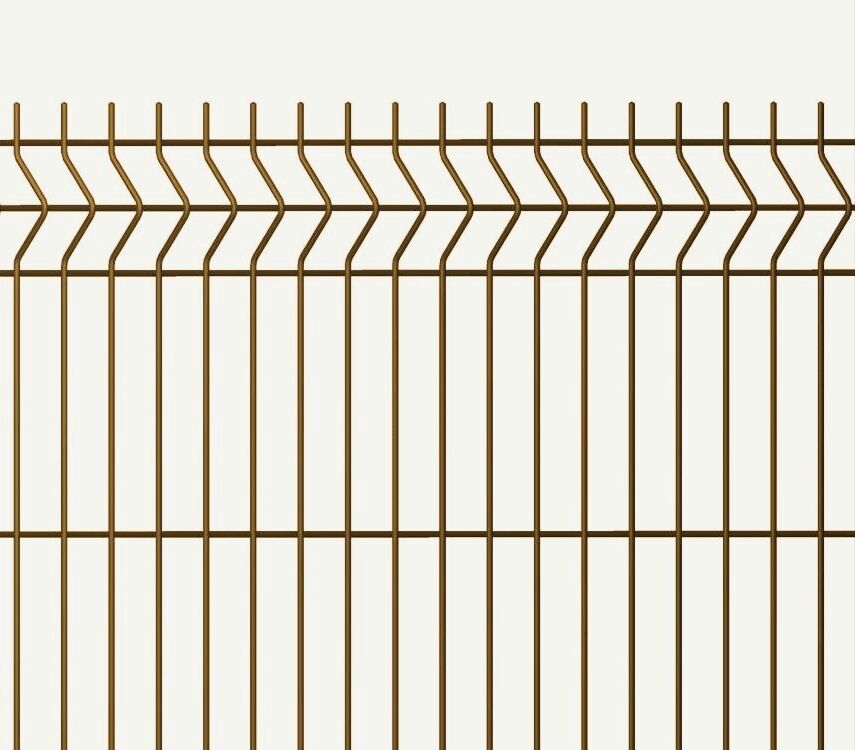 Tvoros segmentas FORTI STRONG, cinkuotas, rudos sp., 200 x 50 x 4 x 1230 x 2500 mm-0