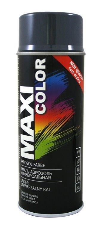 Purškiami dažai MAXI-COLOR RAL7016, antracito pilkos sp., 400 ml - 1
