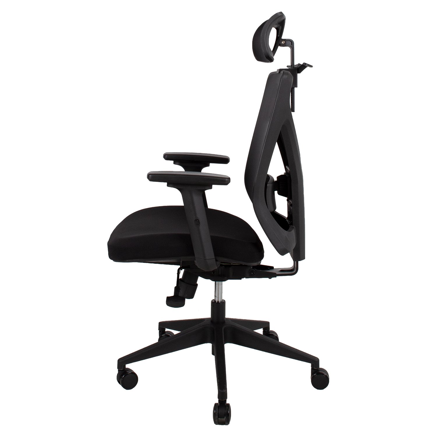 Biuro kėdė MIKE, 64x65x110-120cm, juoda - 2