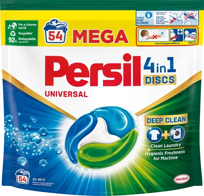 Skalbimo kapsulės PERSIL Universal Doy, 54 skalbimai