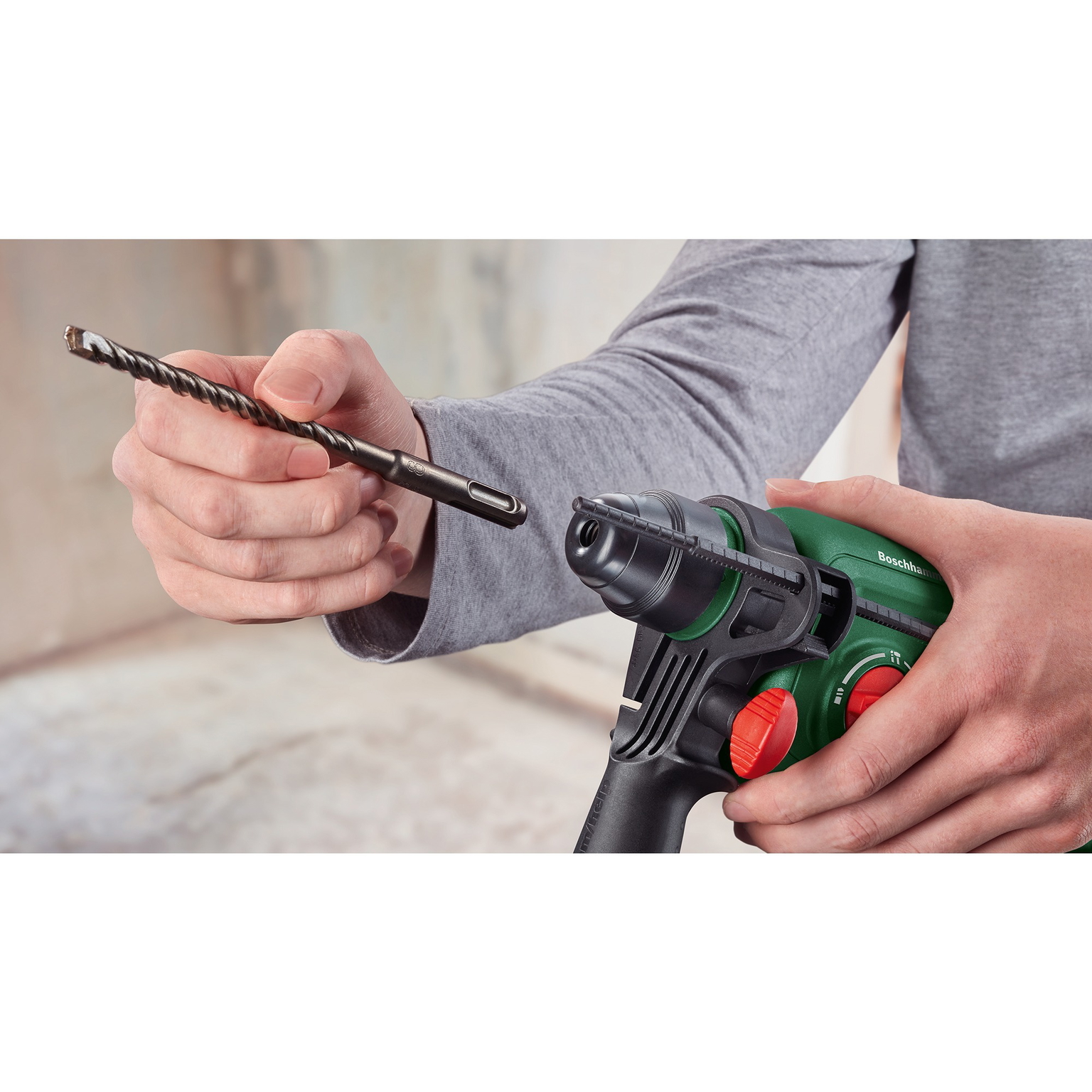 Akumuliatorinis perforatorius BOSCH UniversalHammer Solo, 18 V, 2 J, SDS-plus, be akumuliatoriaus - 3