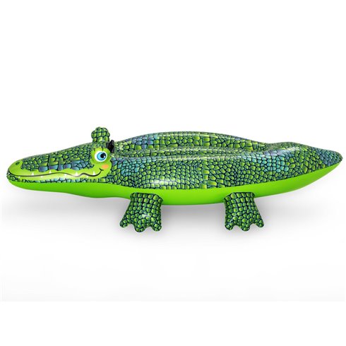 Pripučiamas vandens plaustas BESTWAY Crocodile, 152 x 71 cm-1