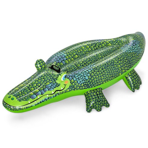 Pripučiamas vandens plaustas BESTWAY Crocodile, 152 x 71 cm-0