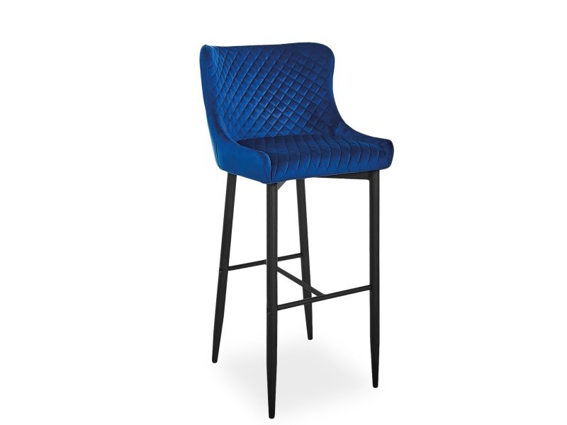 Baro kėdė COLIN B H-1, tamsiai mėlyna