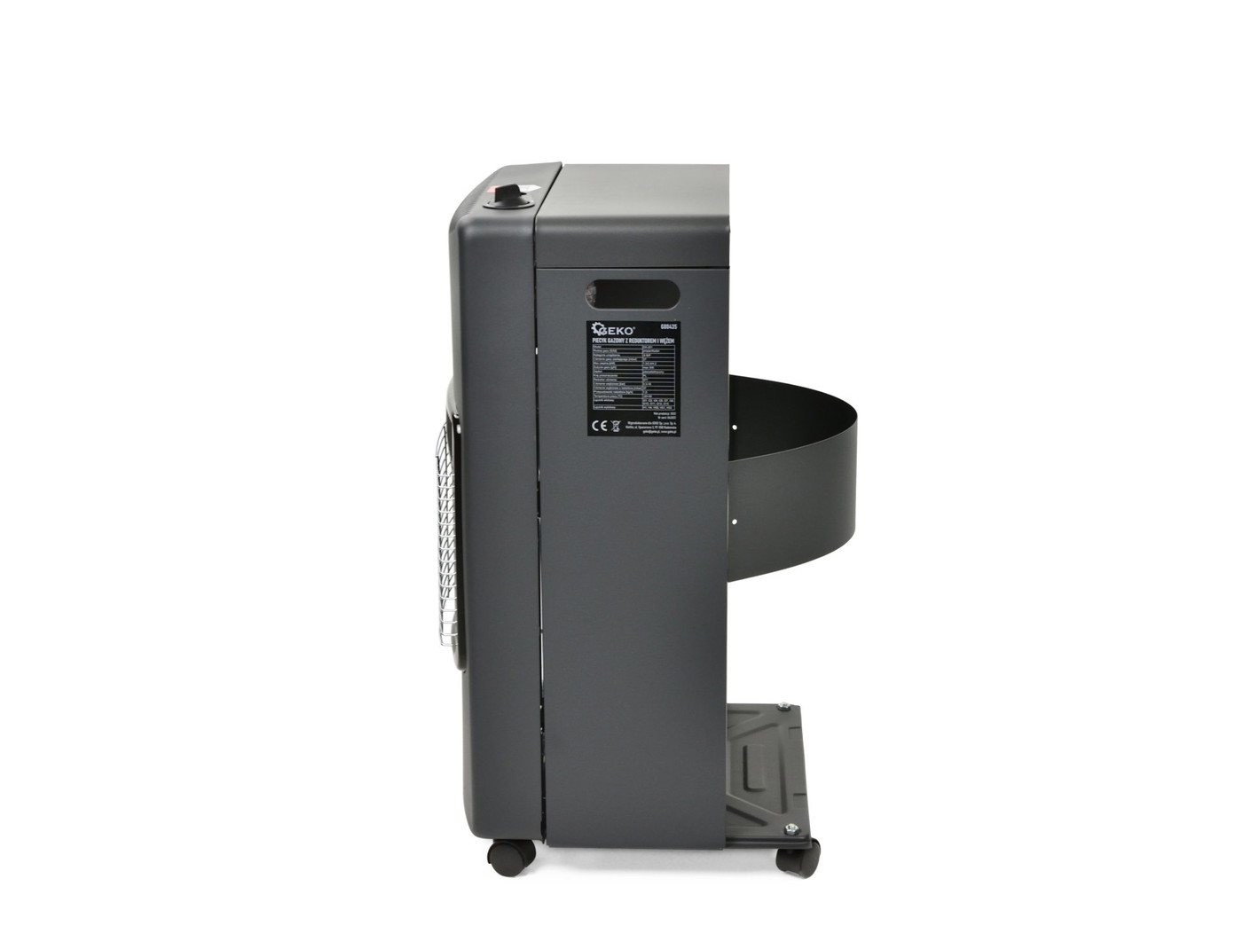 Dujinis šildytuvas GECO, 4,2 kW, su reduktoriumi ir žarna - 3