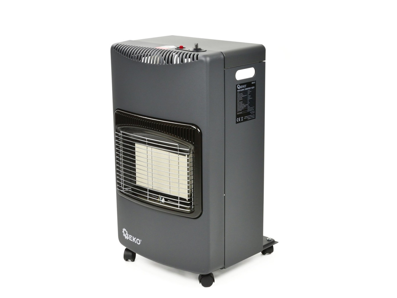 Dujinis šildytuvas GECO, 4,2 kW, su reduktoriumi ir žarna-1