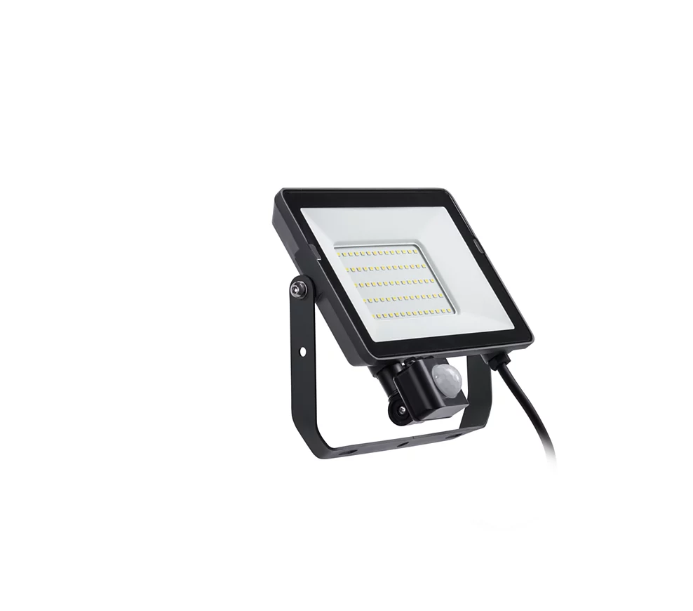 LED prožektorius PHILIPS,IP65, 30W, 4000K, 2850lm, su judesio davikliu, juodos sp., 18,5x5,6x18,3cm-0