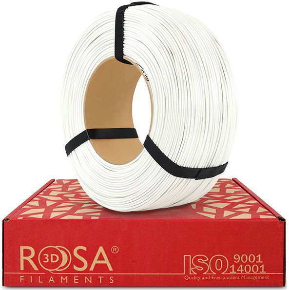 3D plastikas Rosa3D ASA, 1 kg, 1.75 mm, balta sp.-0