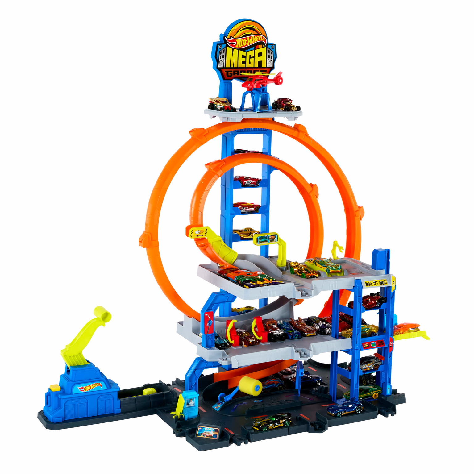 Rinkinys Hot Wheels – Mega garažas su kilpomis (JBM74)-1