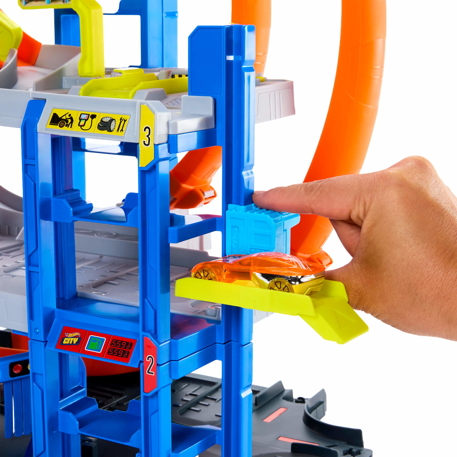 Rinkinys Hot Wheels – Mega garažas su kilpomis (JBM74) - 4