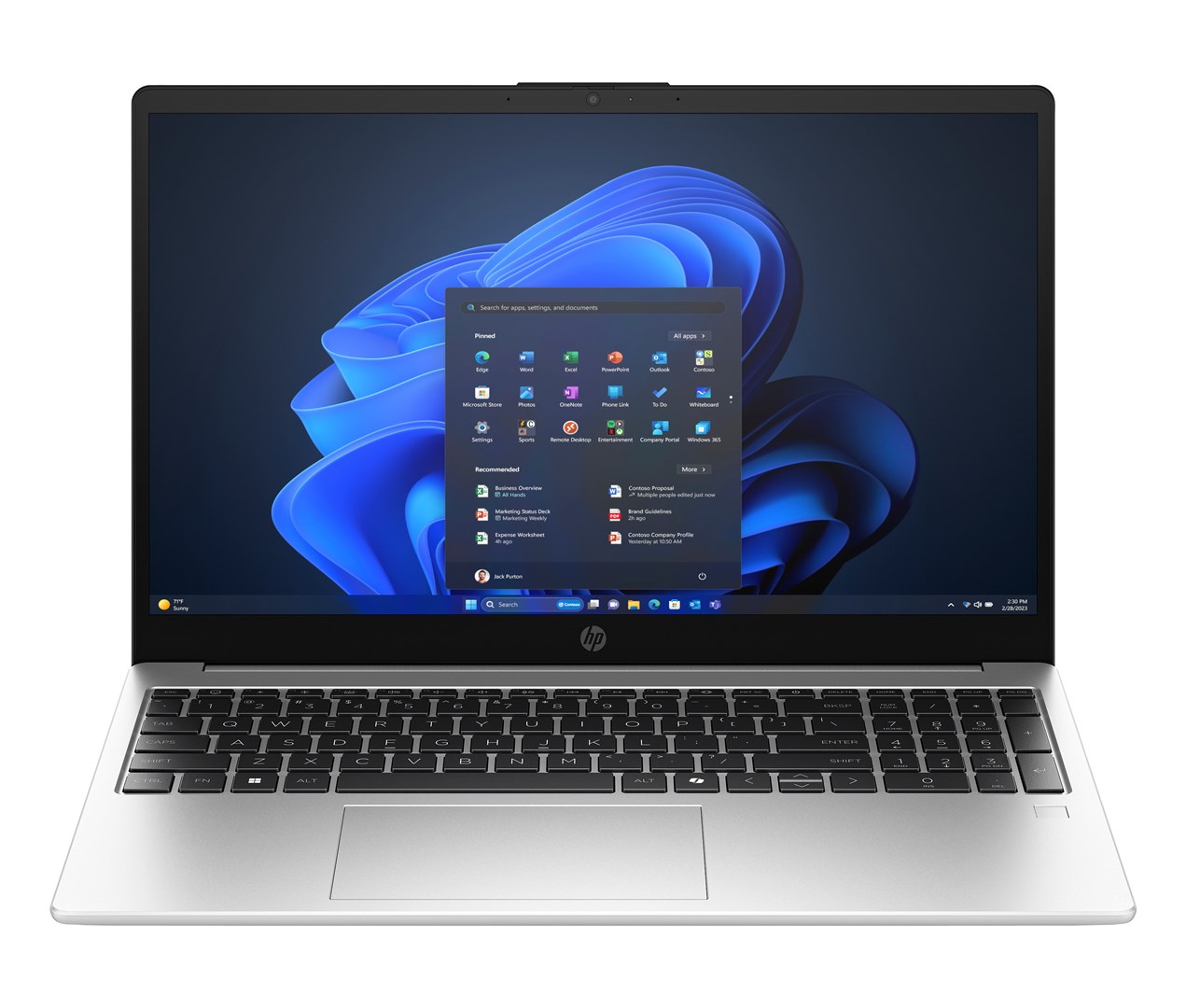 Nešiojamas kompiuteris HP 255R G10 Ryzen 5 7535U 15,6"FHD, 512GB, W11Pro-0