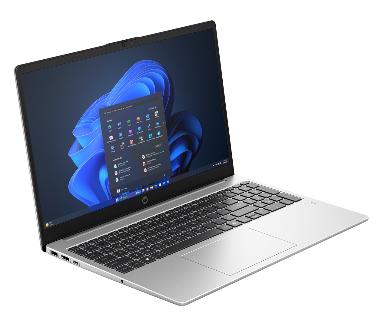 Nešiojamas kompiuteris HP 255R G10 Ryzen 5 7535U 15,6"FHD, 512GB, W11Pro-1