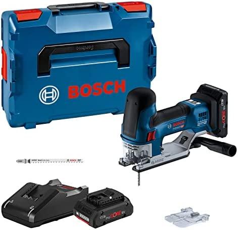 Akumuliatorinis siaurapjūklis BOSCH PRO GST 18V-155 SC, 18V (2x ProCORE18V 4.0Ah, L-BOXX)-0