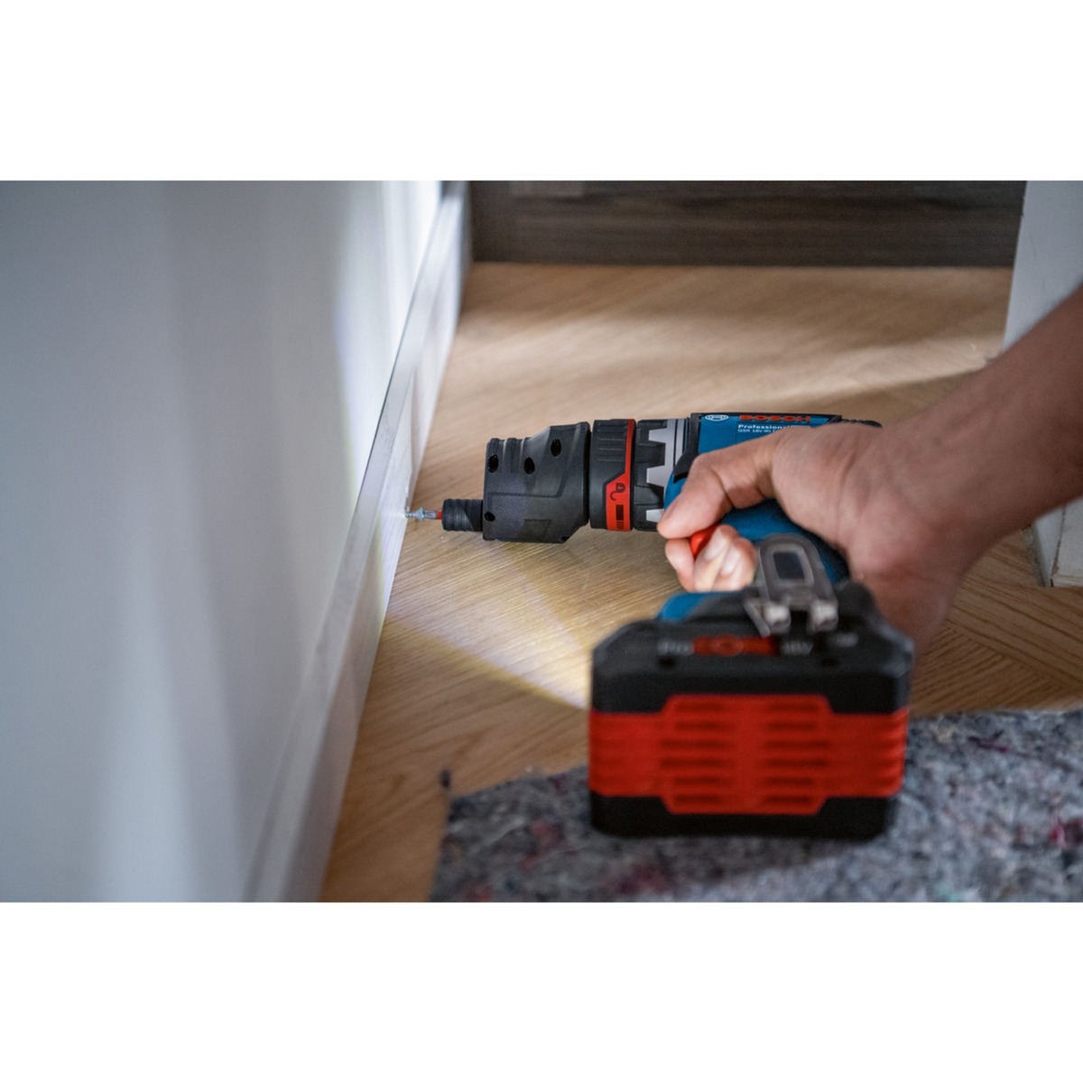 Akumuliatorinis suktuvas-gręžtuvas BOSCH PRO GSR 18V-90 FC (be akumuliatoriaus ir pakrovėjo) - 4