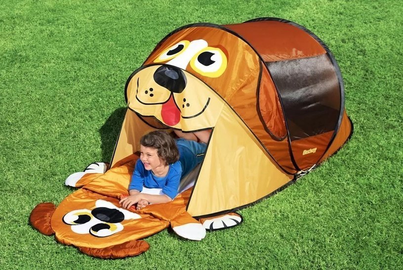 Vaikiška palapinė Bestway AdventureChasers Puppy Play Tent 72" x 38" x 32"/1.82m x 96cm x 81cm - 4