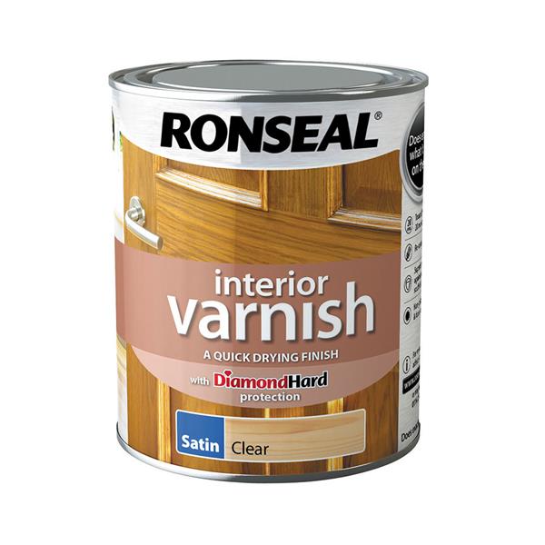 Greitai džiūstantis lakas RONSEAL, bespalvis, pusiau matinis, 750 ml-0