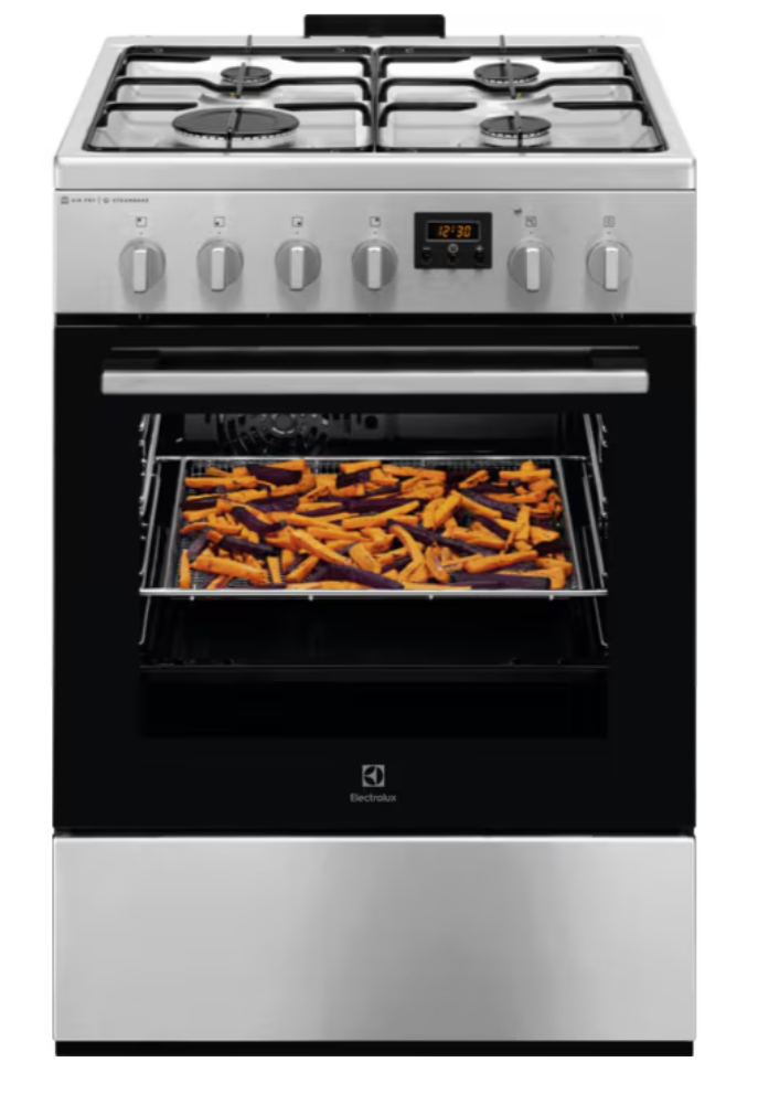 Dujinė viryklė su elektrine orkaite ELECTROLUX LKK660221X-0