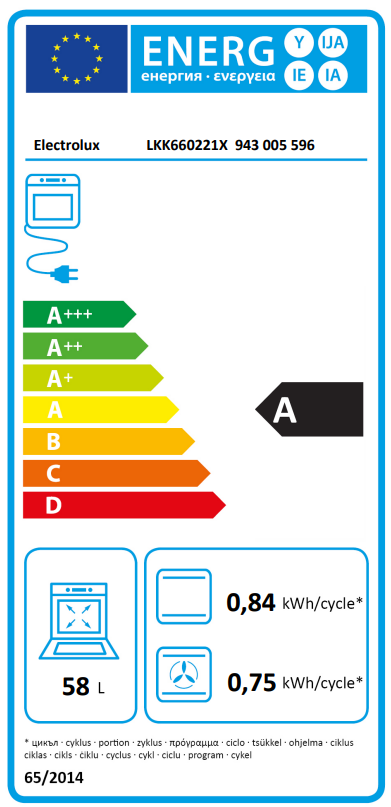 Dujinė viryklė su elektrine orkaite ELECTROLUX LKK660221X-1