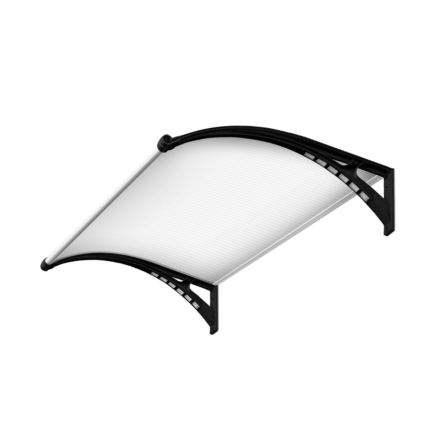 Durų stogelis 100x150 cm, su LED apšvietimu-0