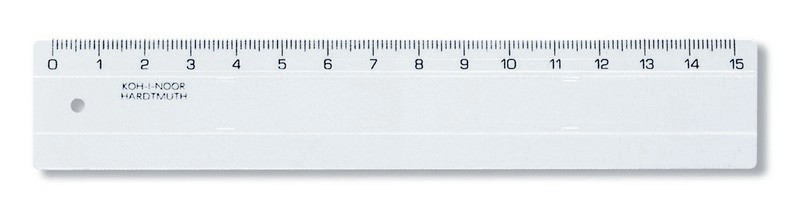Liniuote KOH-I-NOOR, 15 cm-0
