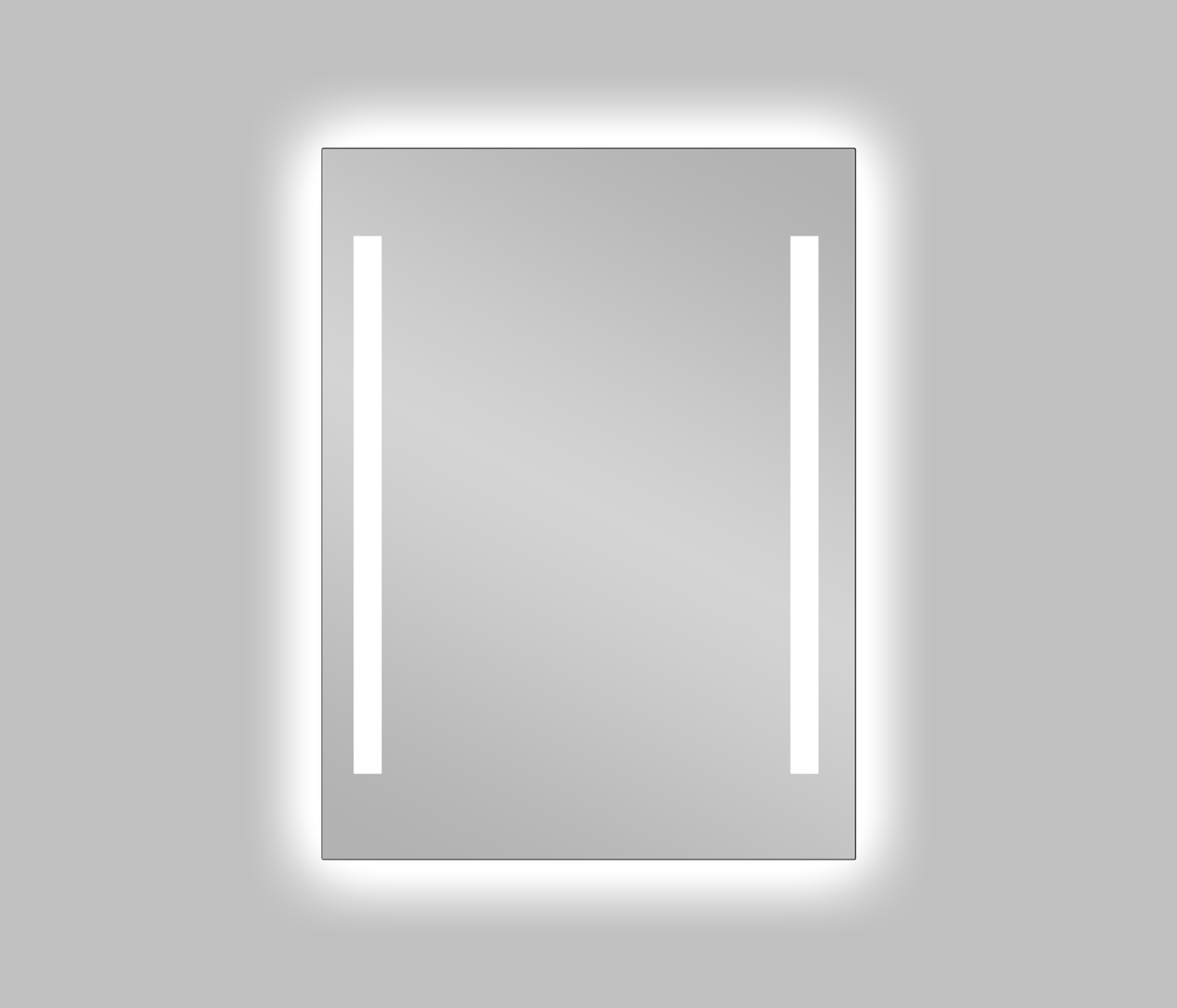 Vonios veidrodis VENTO TORINO, LED 5000-5500K, 50 x 70 cm-0