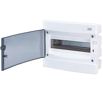 Potinkinis skydelis ETI su skaidriomis durelėmis, 12 modulių, IP40, baltos sp.-0