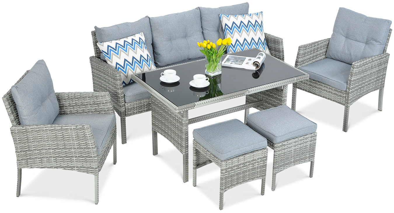 Lauko baldų komplektas CORTINA, Dolphin Grey-0