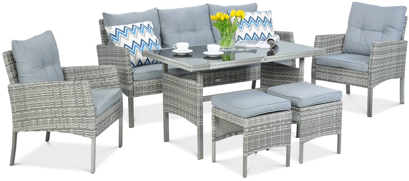 Lauko baldų komplektas CORTINA, Dolphin Grey-1