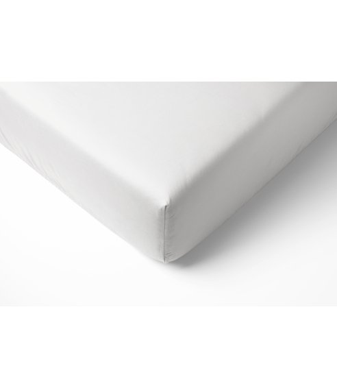 Trikotažinė paklodė su guma „White“ dydis 160x200 cm