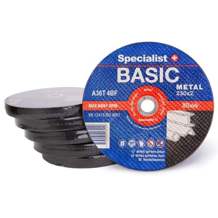 Metalo pjovimo diskas SPECIALIST+ Basic, 230 x 2,0 x 22 mm-2