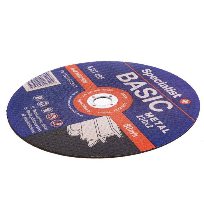 Metalo pjovimo diskas SPECIALIST+ Basic, 230 x 2,0 x 22 mm-1