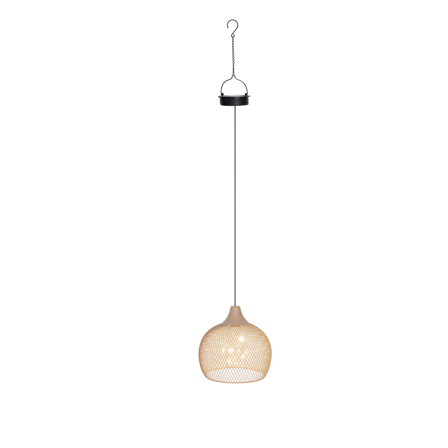 Pakabinamas lauko šviestuvas KAUFTEC, 5 LED, įkraunamas saulės energija, 18 x 69 cm-0