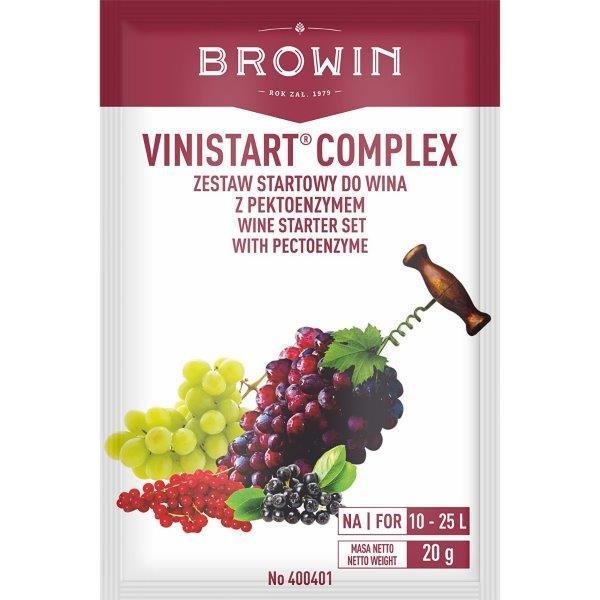 Vyno mielės BROWIN VINISTART COMPLEX, 20 g