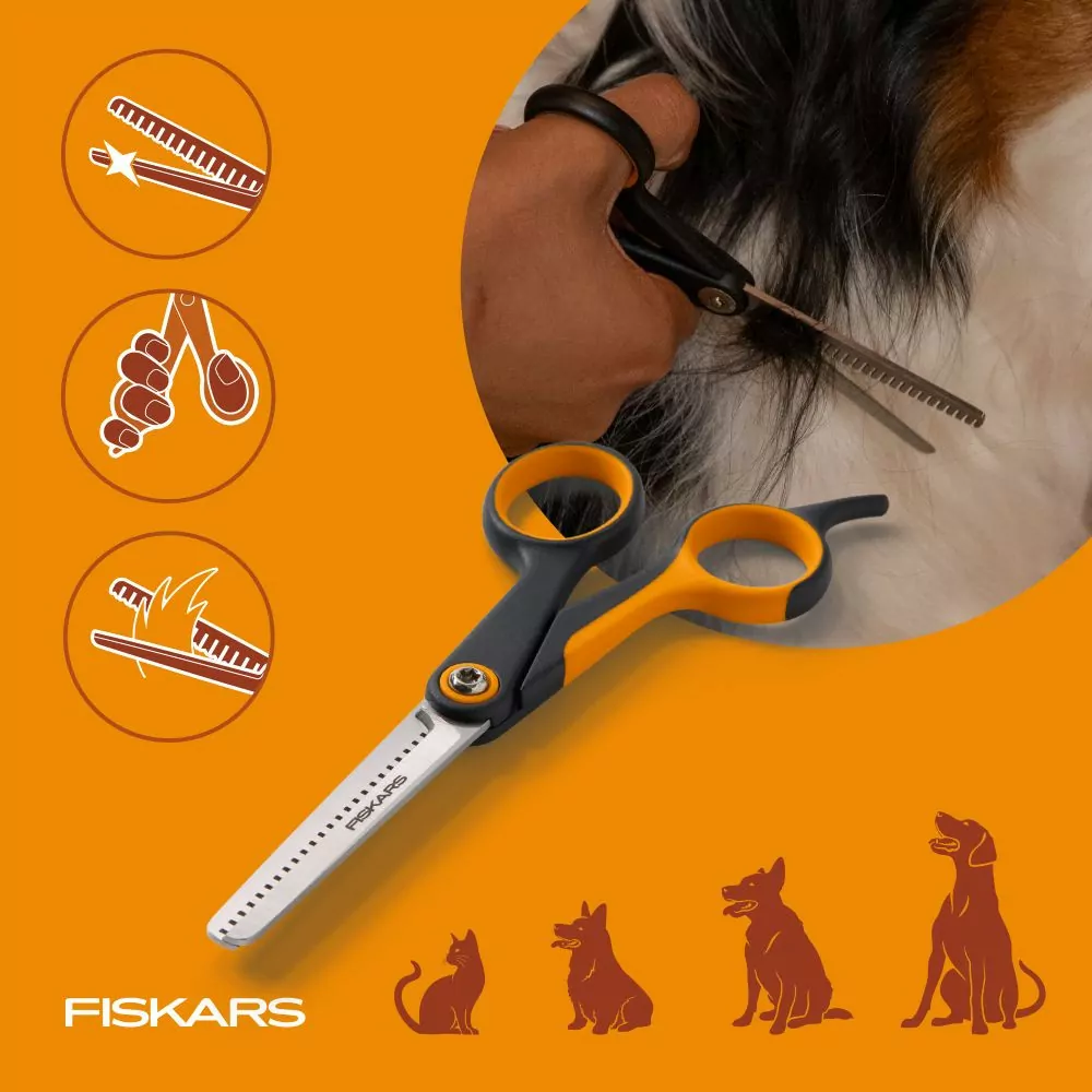 Retinimo žirklės naminiams gyvūnams FISKARS-1