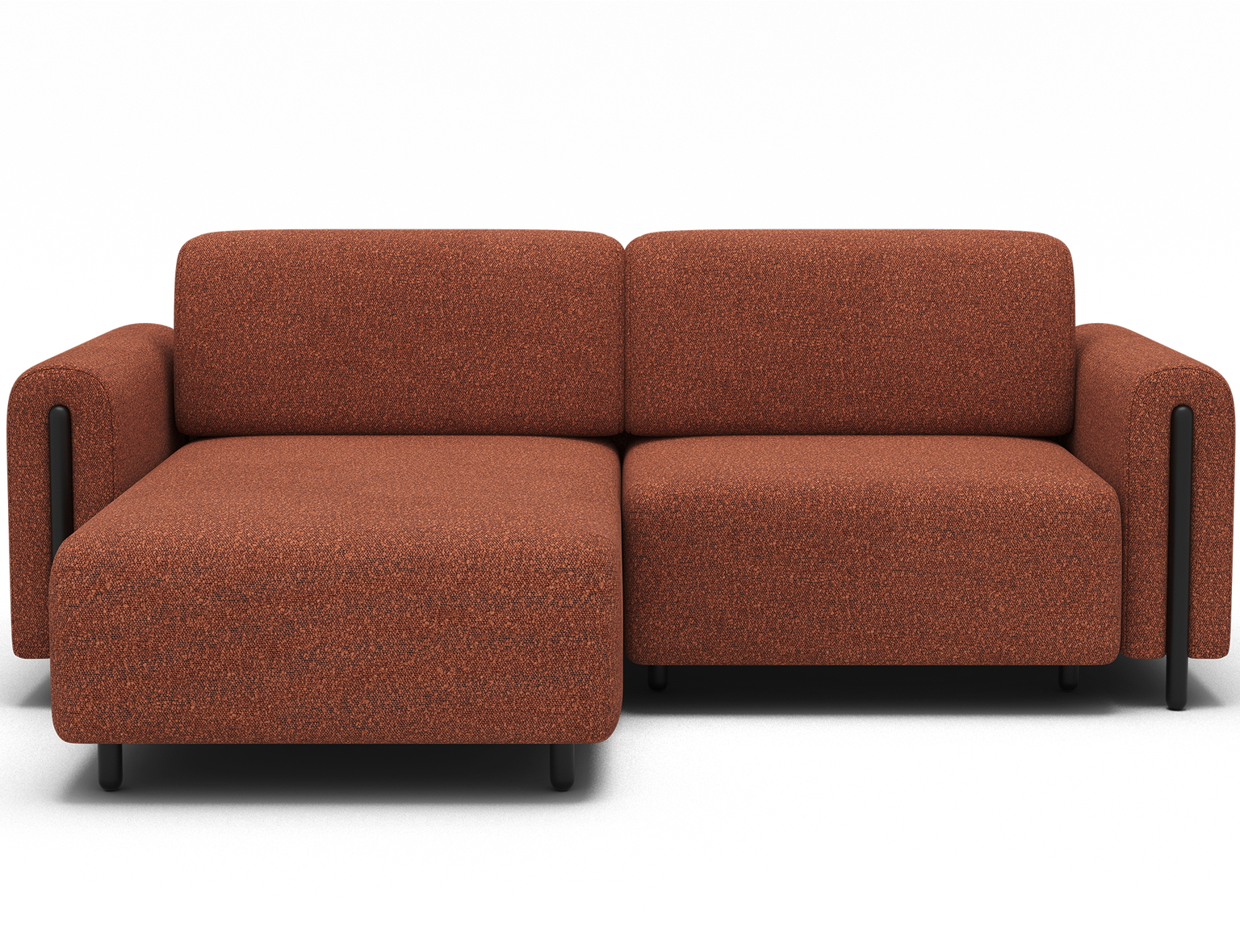 Kampinė sofa Acossta, raudona sp., kairinė, 154 x 244 cm x 95 cm-0