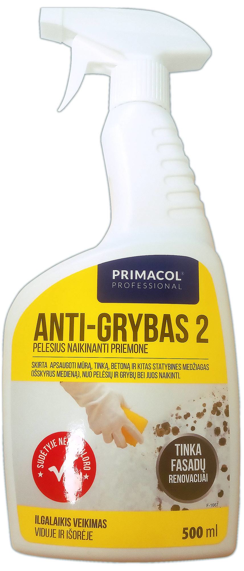 Pelėsio valiklis ANTIGRYBAS, 500 ml-0