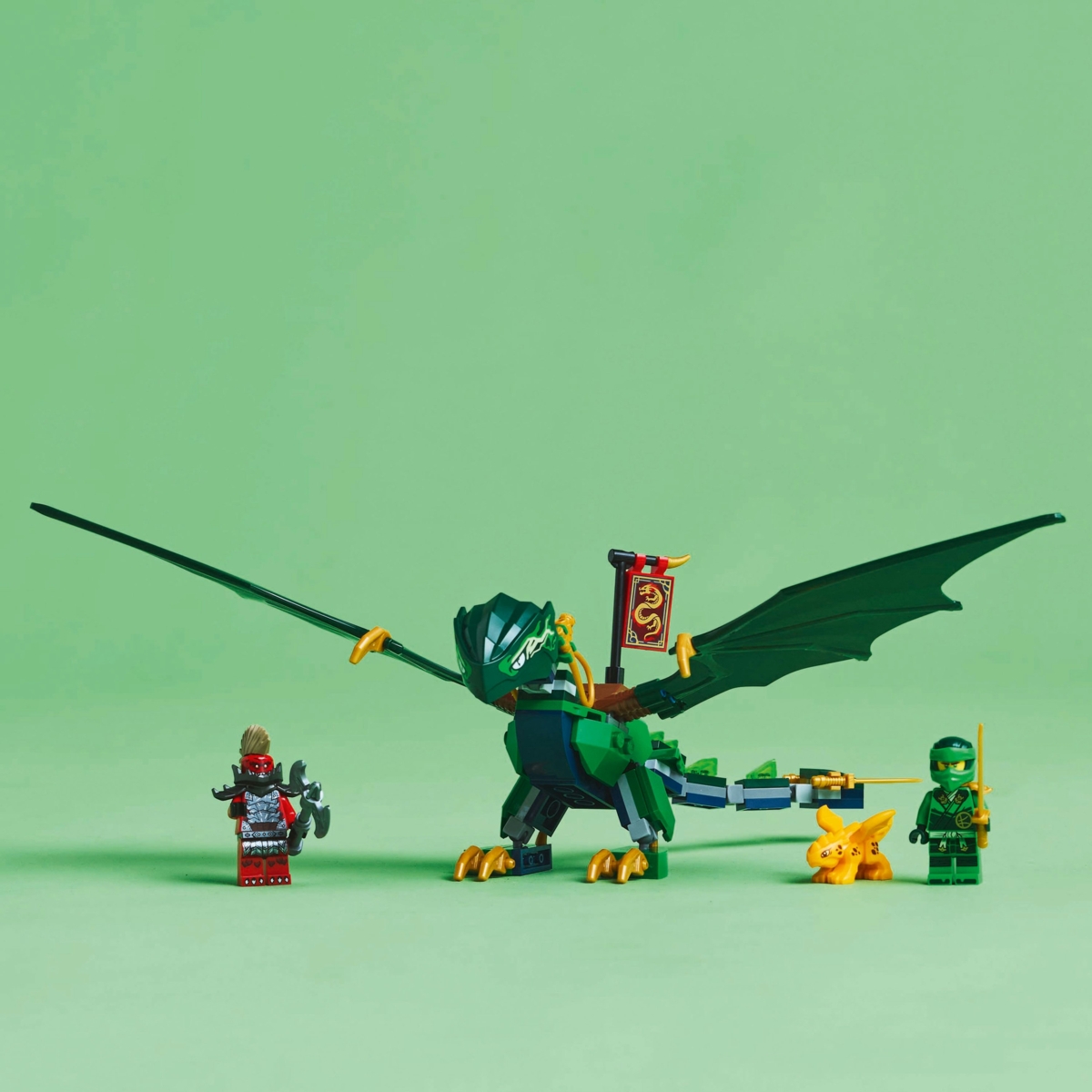 Konstruktorius LEGO Ninjago Lloyd's Green Forest Dragon - 3